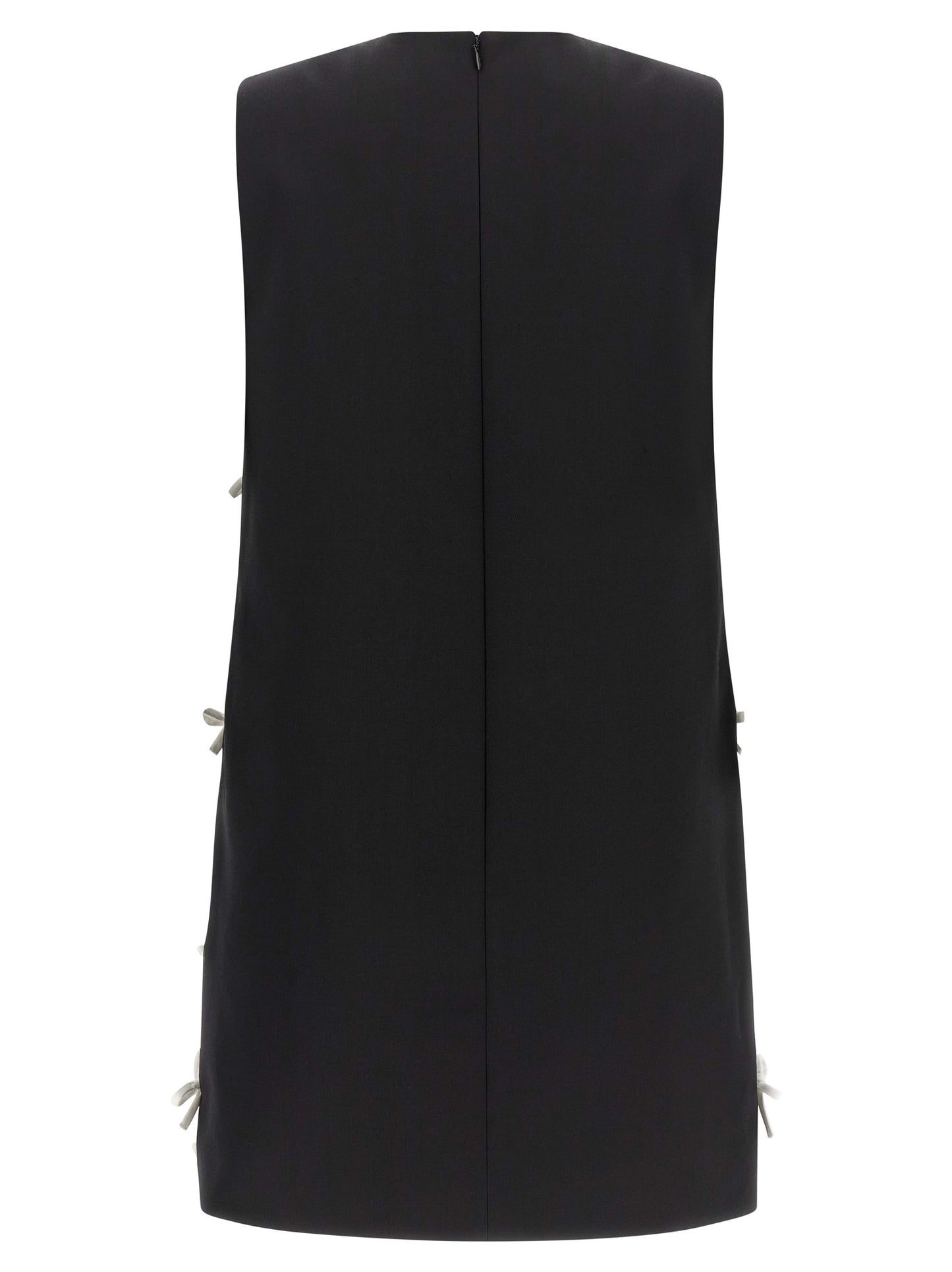 Minivestido Bicolor de Lana Virgen Moschino