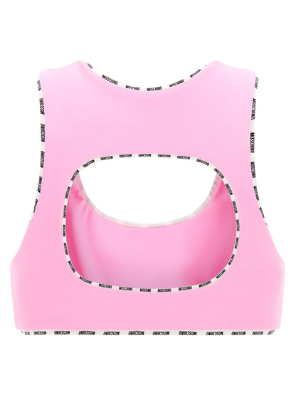 Sujetador deportivo Moschino multicolor de poliamida
