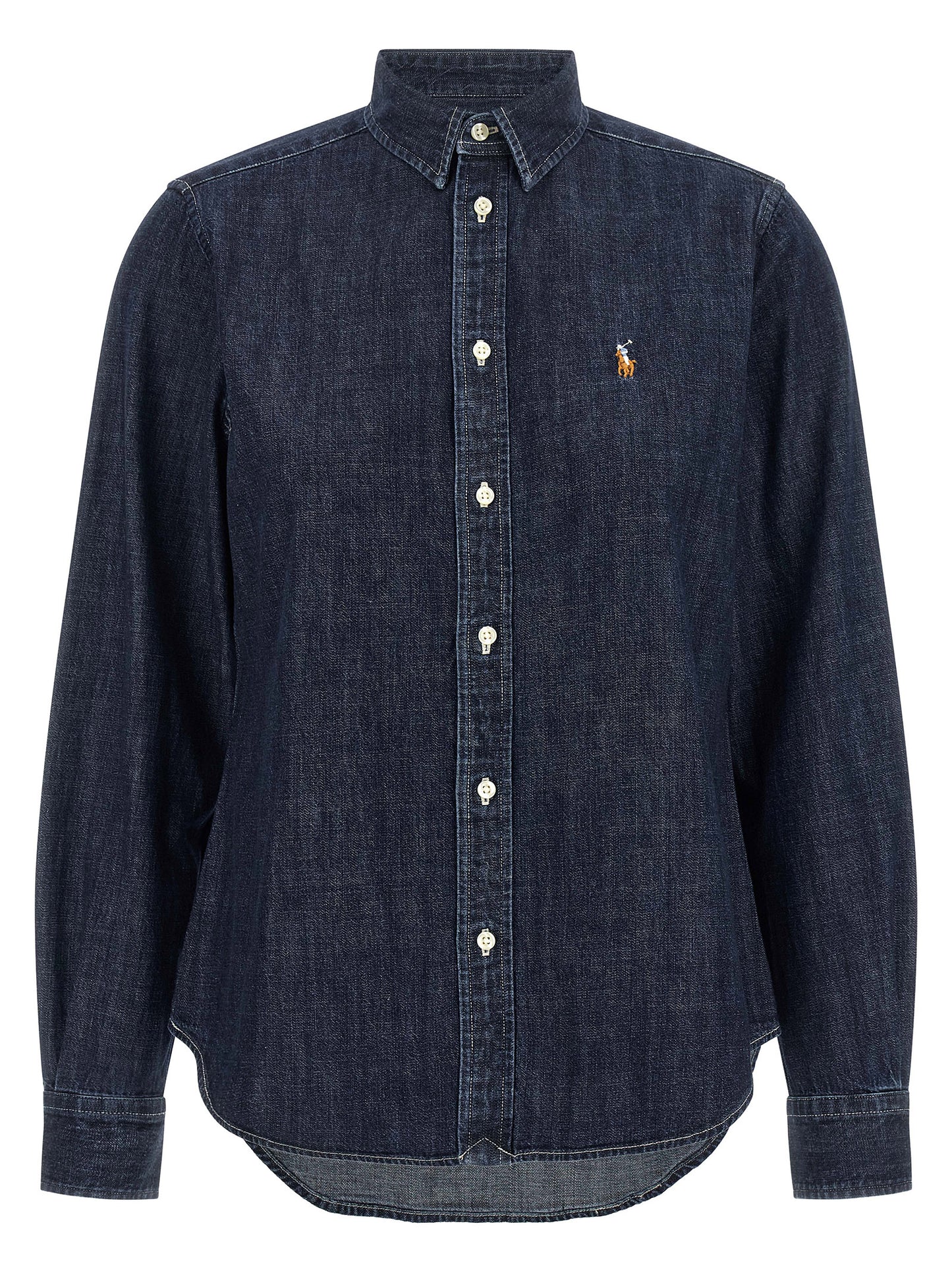 Polo Ralph Lauren Chemisier bleu en coton