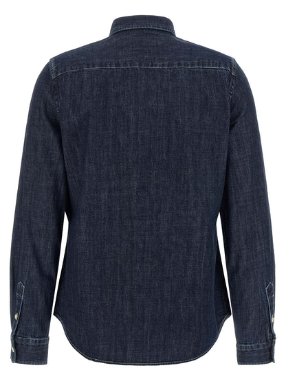 Polo Ralph Lauren Chemisier bleu en coton