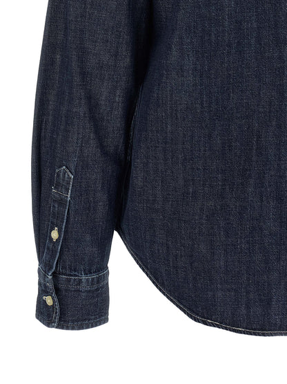 Polo Ralph Lauren Chemisier bleu en coton