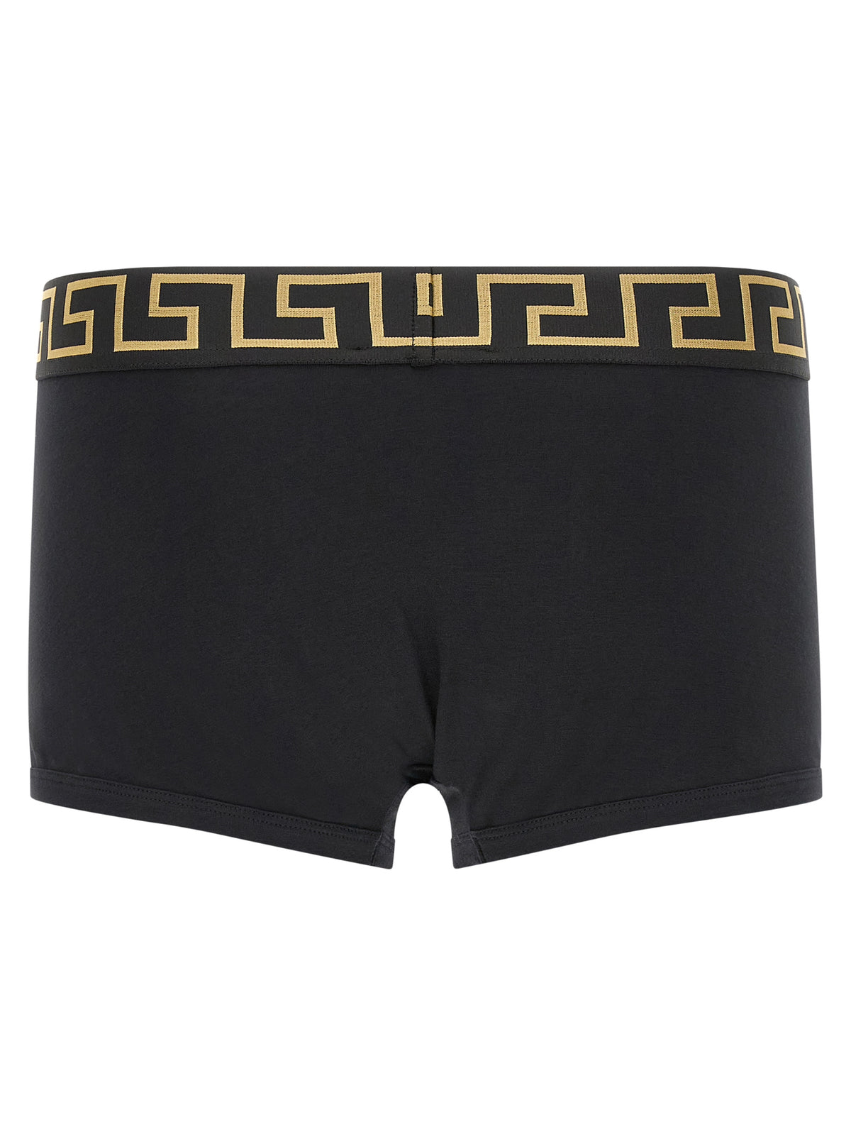 Boxers De Algodón Negro Versace Con Ajuste Entallado