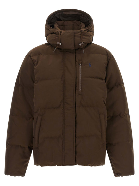 Chaqueta larga Polo Ralph Lauren de poliéster marrón