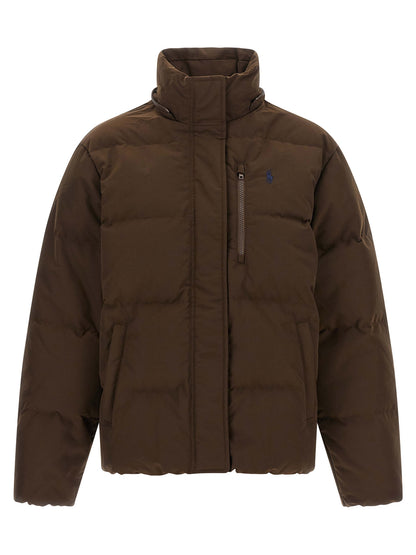 Chaqueta larga Polo Ralph Lauren de poliéster marrón