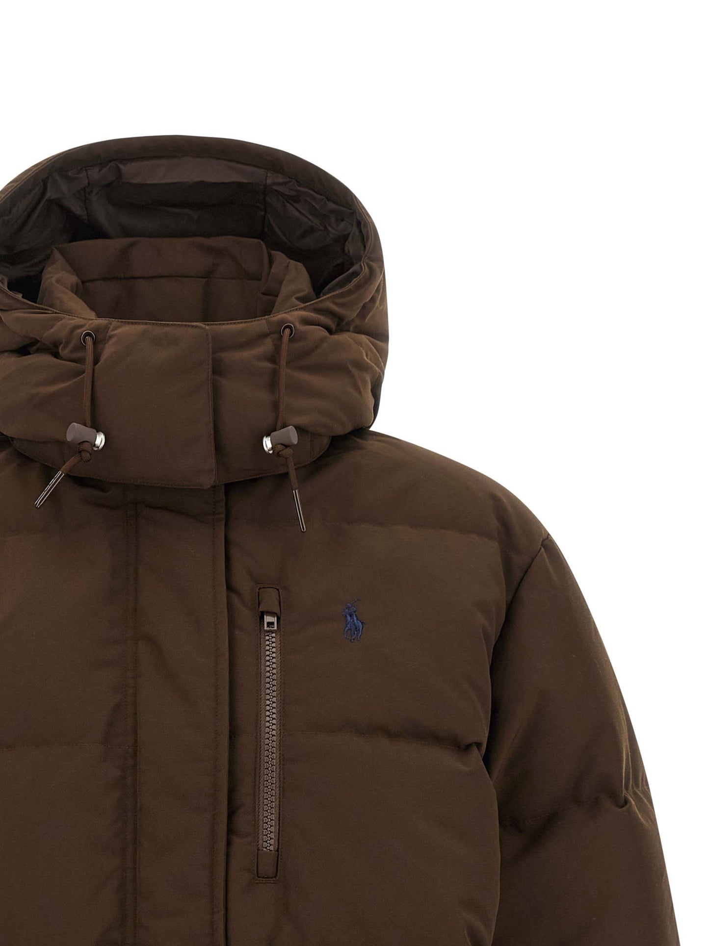 Chaqueta larga Polo Ralph Lauren de poliéster marrón
