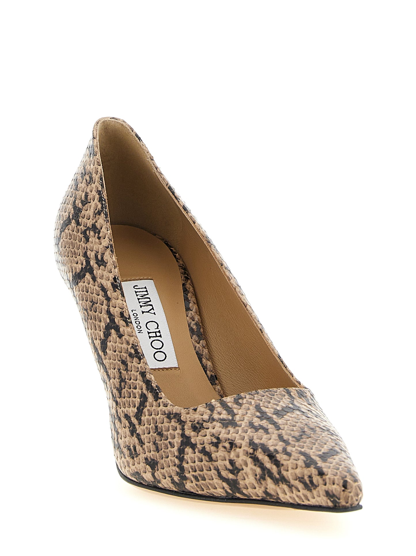 Escarpins en Cuir Marron Jimmy Choo Modèle Ixia