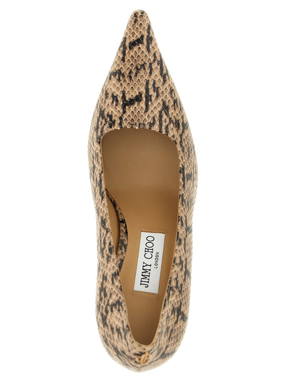 Escarpins en Cuir Marron Jimmy Choo Modèle Ixia