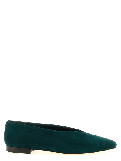 Jimmy Choo Margot Two-Tone Italian Leather Ballerinas