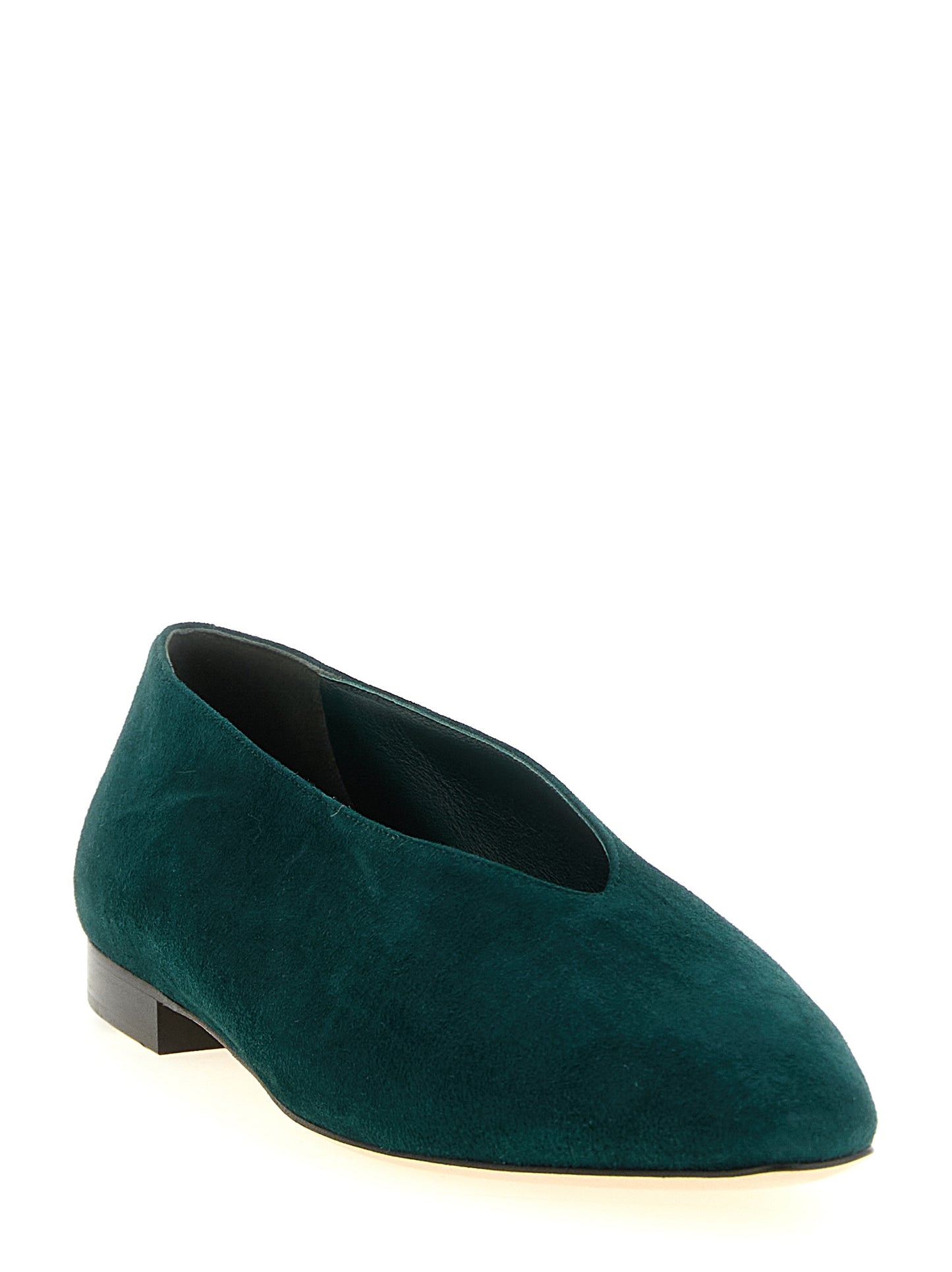 Jimmy Choo Margot Two-Tone Italian Leather Ballerinas