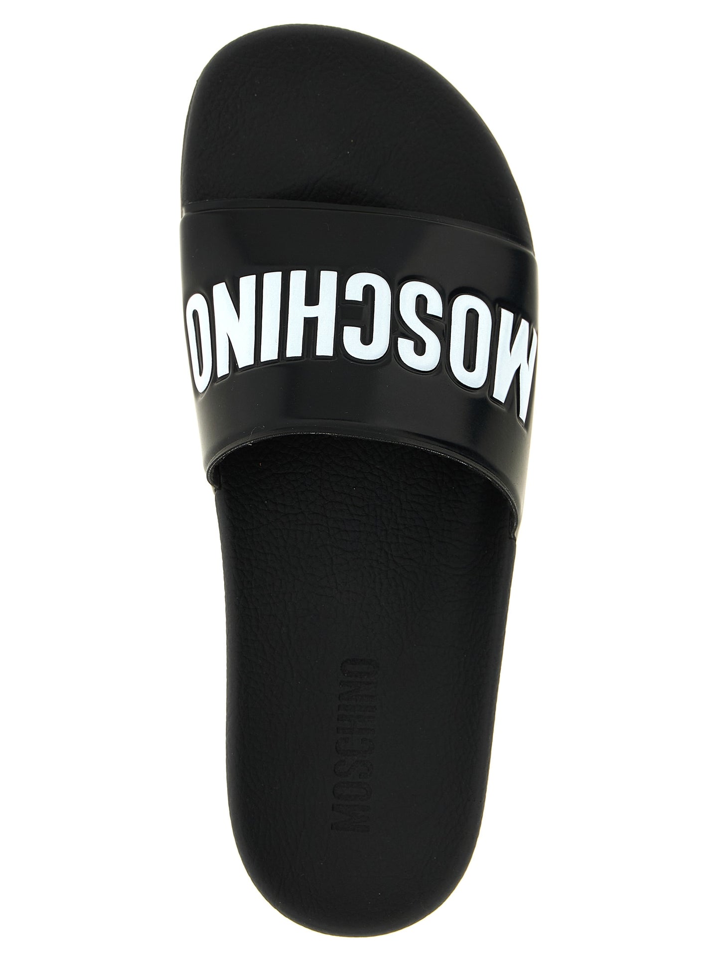 Sandalias Planas Moschino Bicolor En Pvc Del Modelo Pool