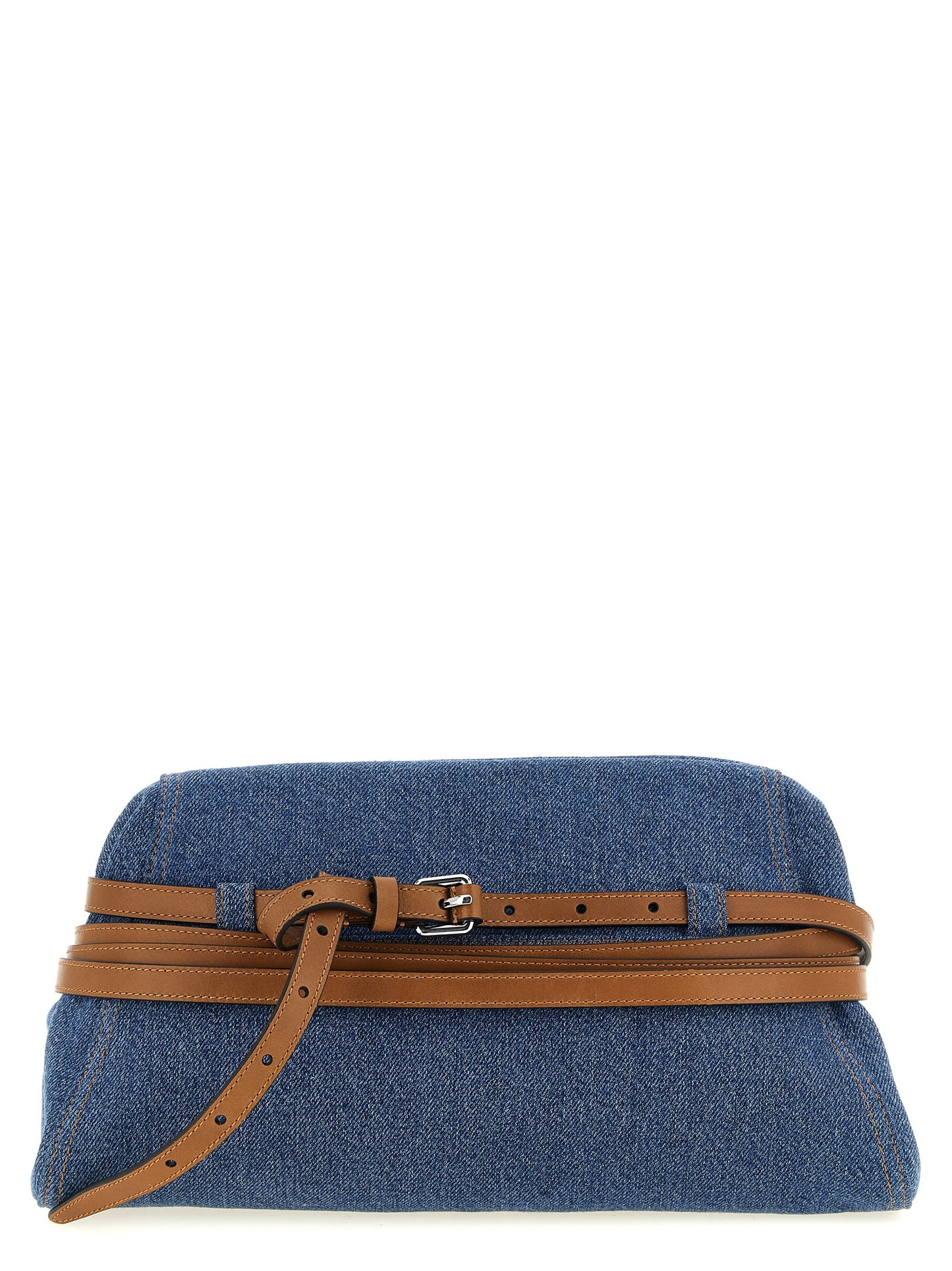 Bolso de mano Moschino de algodón azul