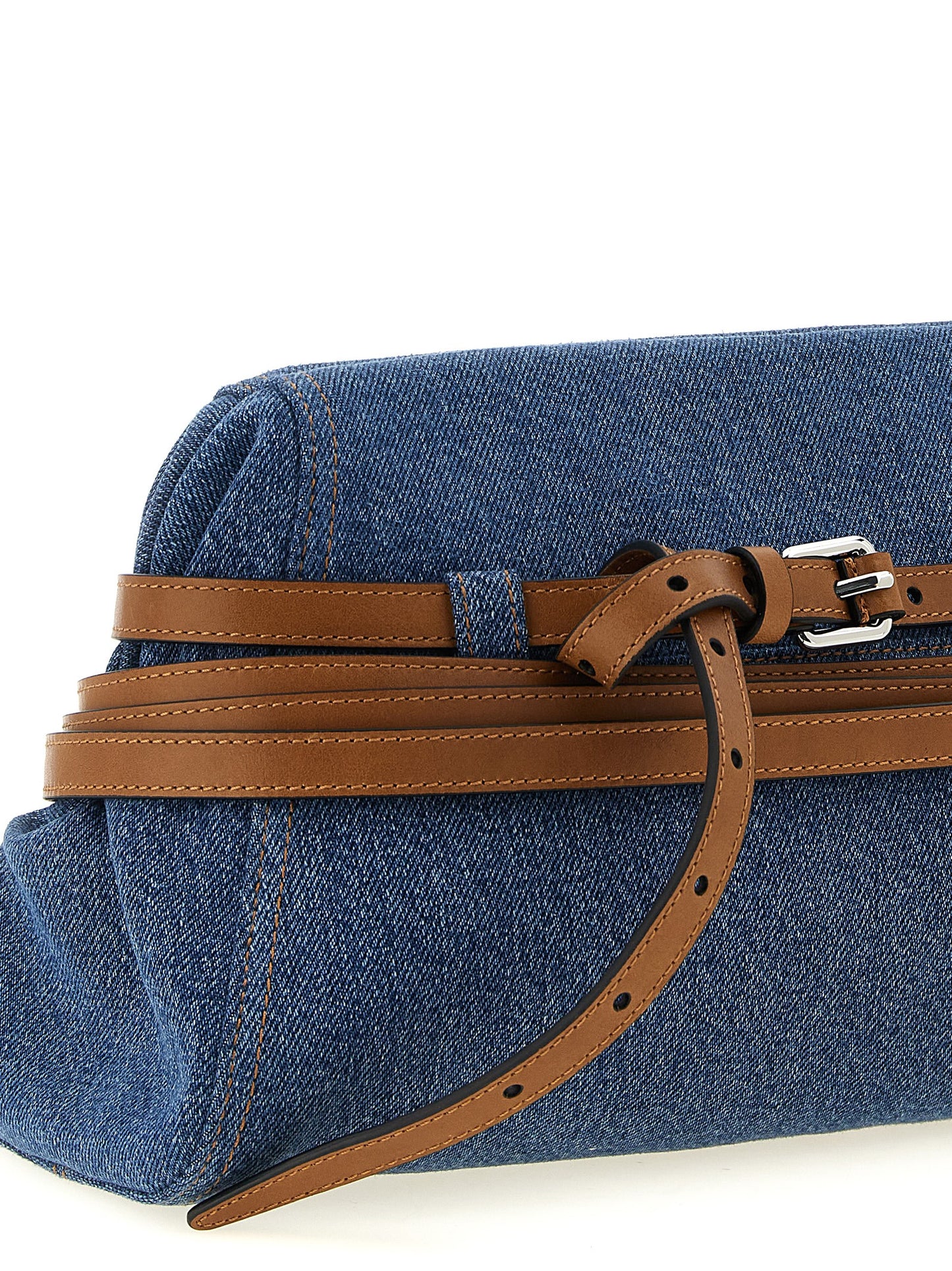 Bolso de mano Moschino de algodón azul