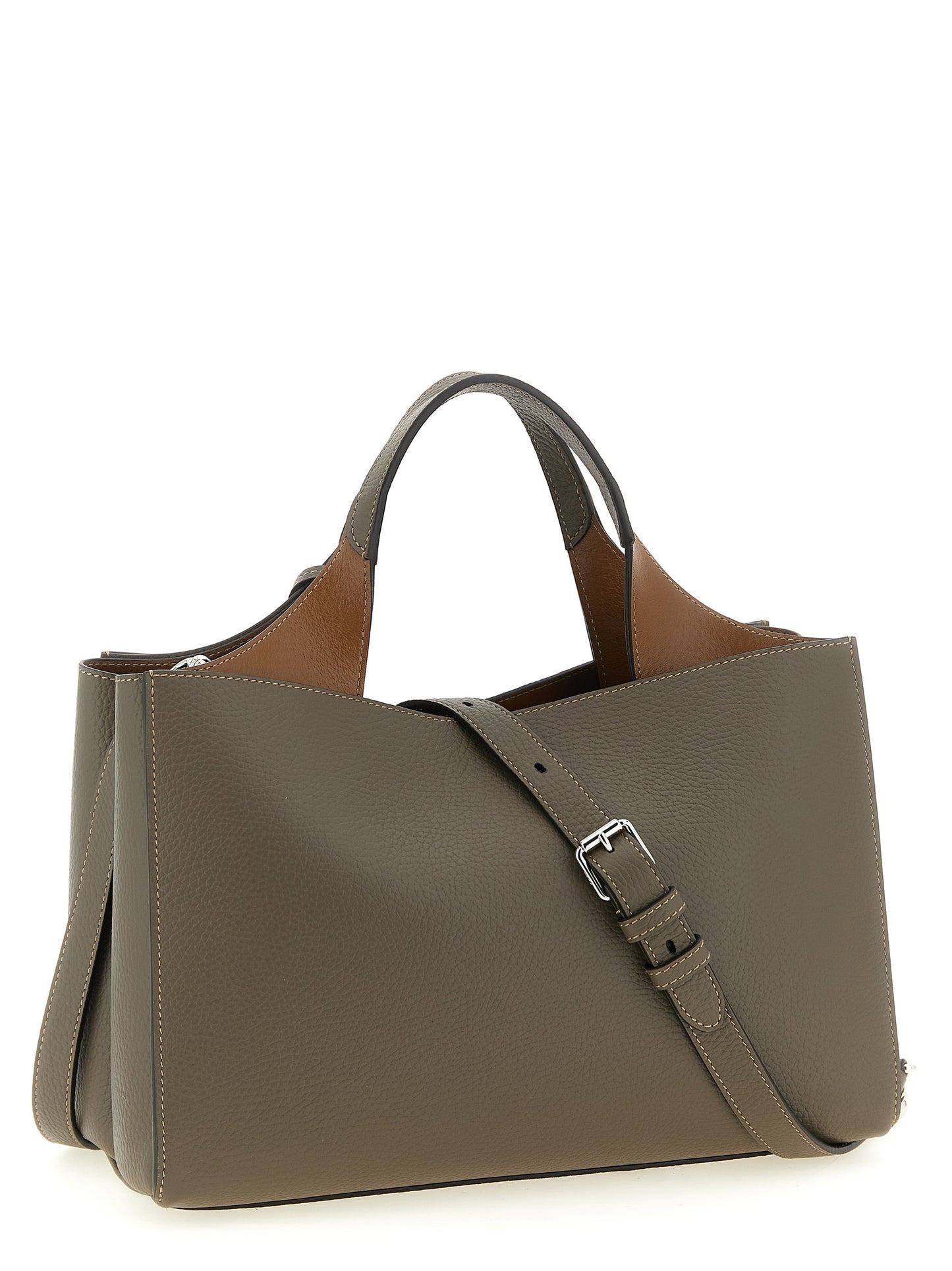 Bolso de becerro gris Tod's