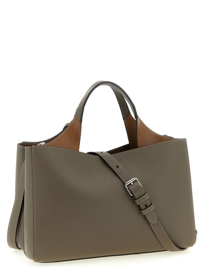 Bolso de becerro gris Tod's