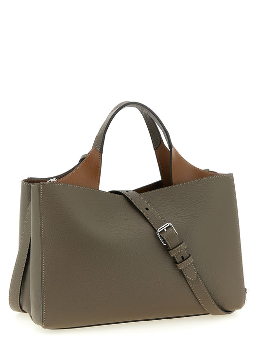 Bolso de becerro gris Tod's