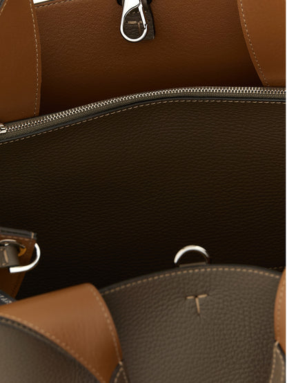 Bolso de becerro gris Tod's