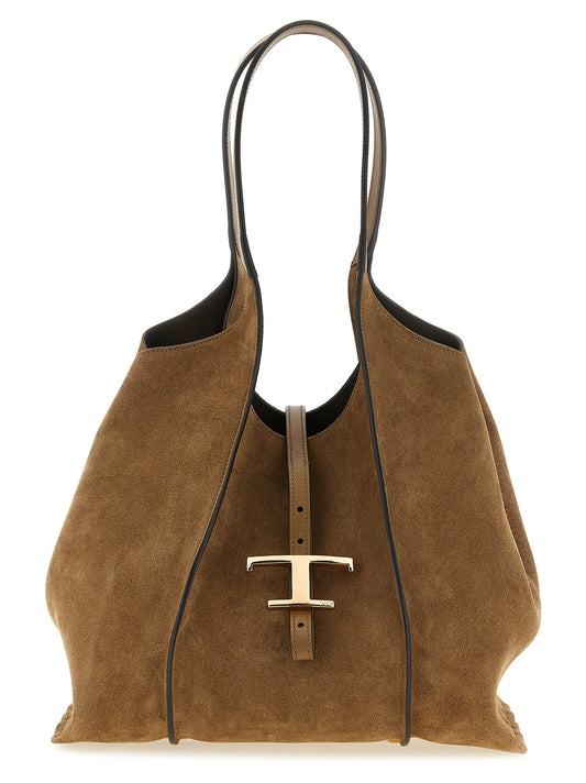 Bolso tote Tod's de piel de becerro marrón