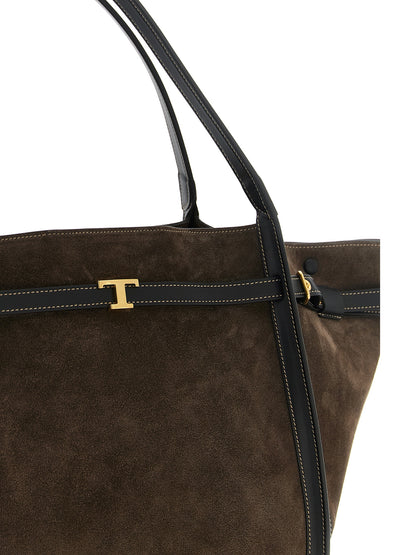 Bolso tote Tod's de piel de becerro marrón