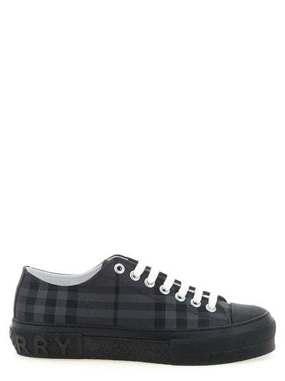 Zapatillas bajas de poliamida gris Burberry