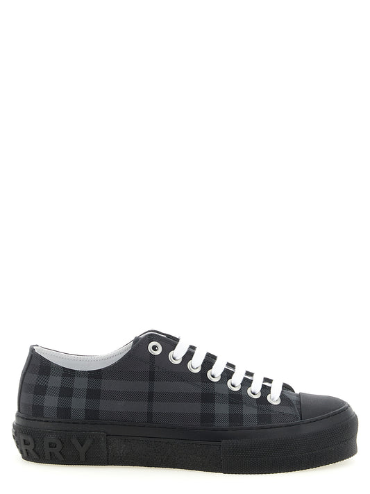 Zapatillas bajas de poliamida gris Burberry
