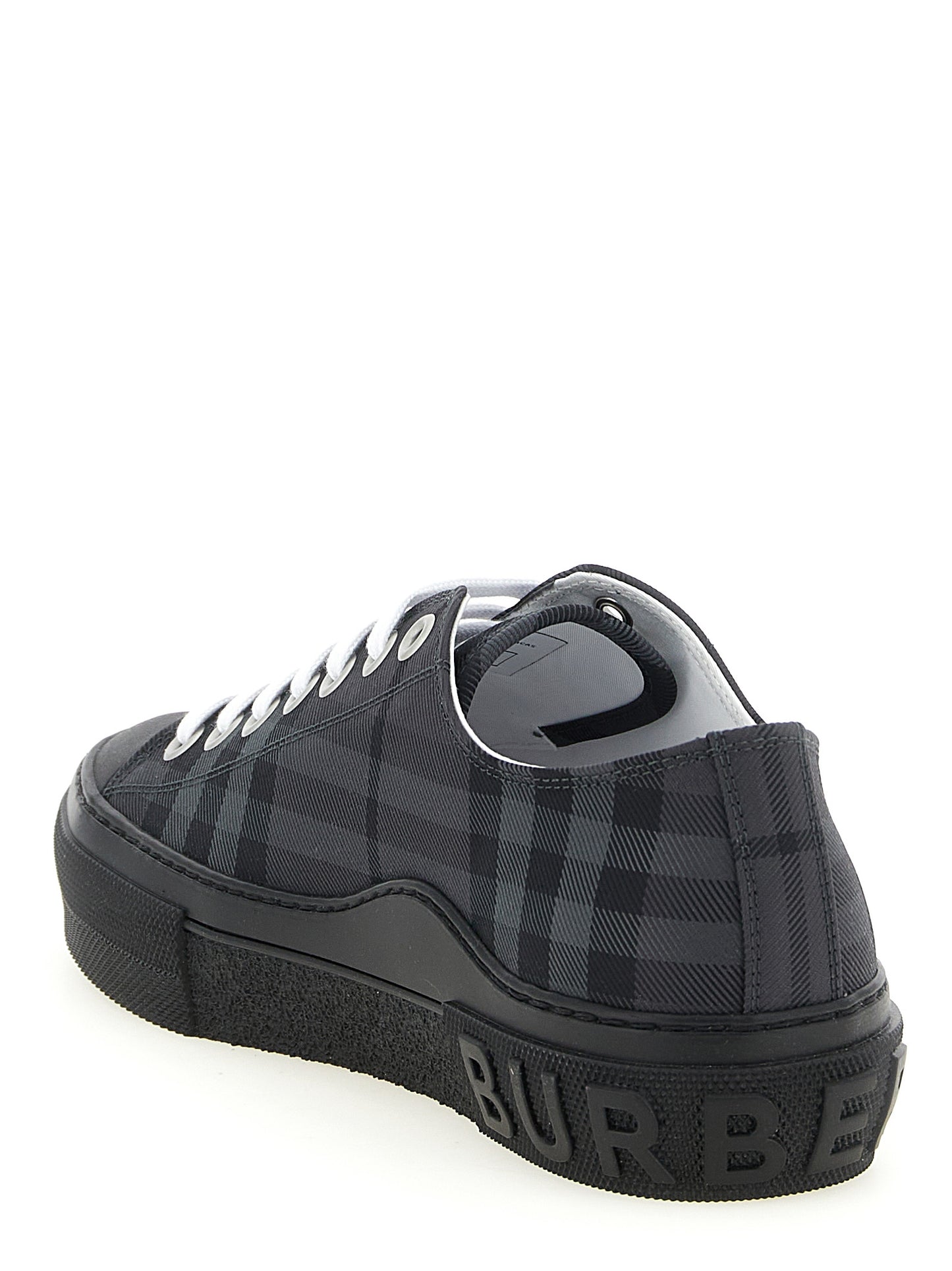 Zapatillas bajas de poliamida gris Burberry