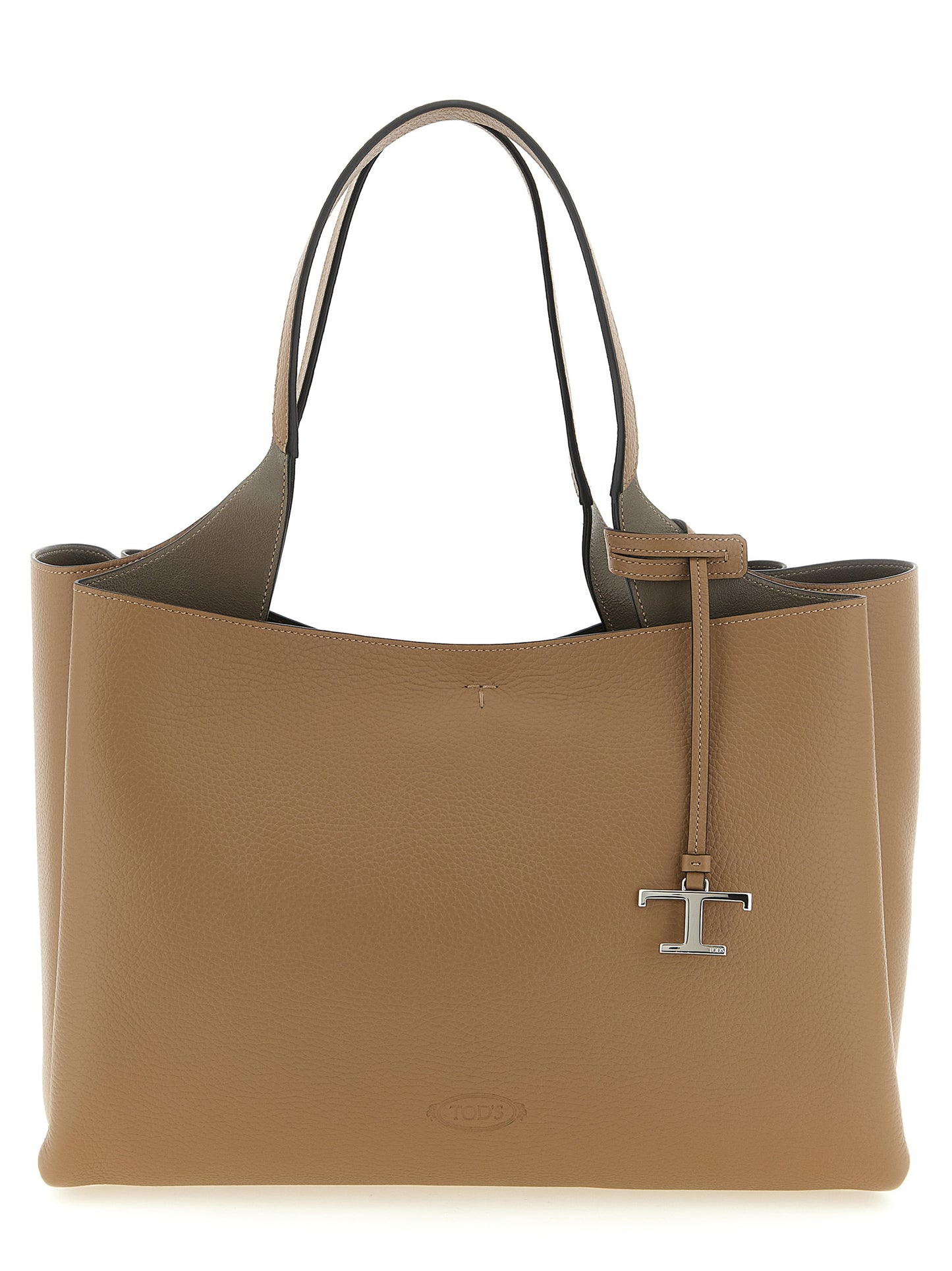 Bolso tote Tod's de piel de becerro marrón