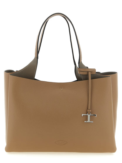 Bolso tote Tod's de piel de becerro marrón