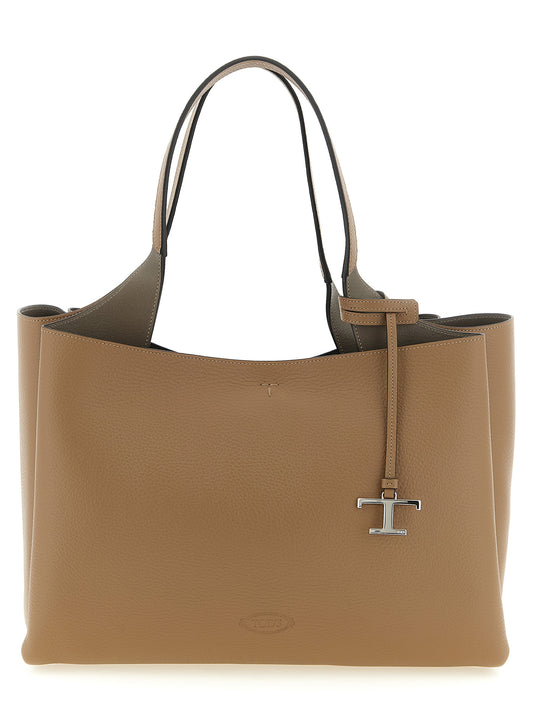 Bolso tote Tod's de piel de becerro marrón