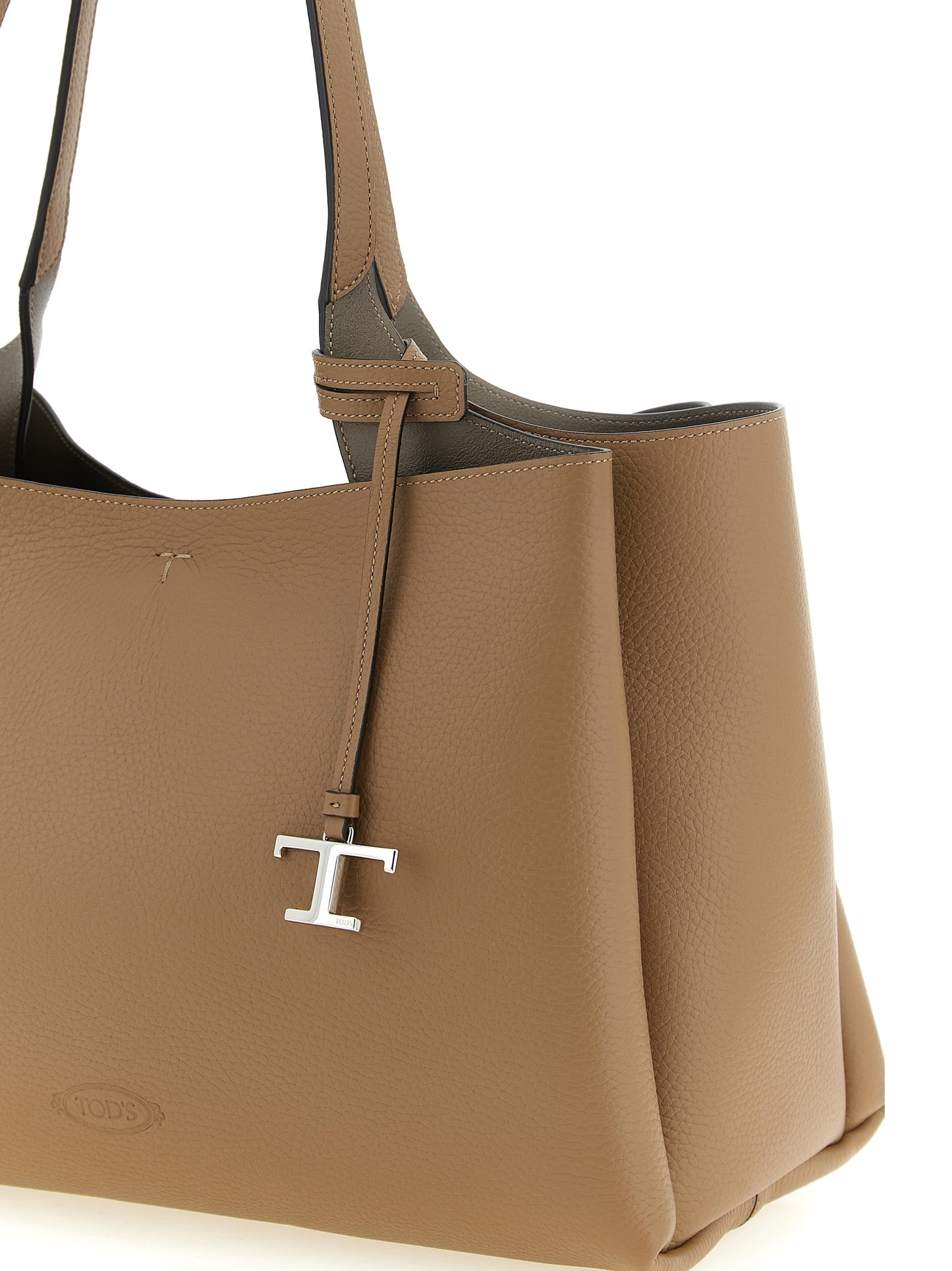 Bolso tote Tod's de piel de becerro marrón