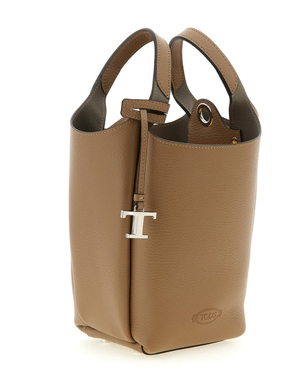Bolso de mano Tod's de piel de becerro marrón