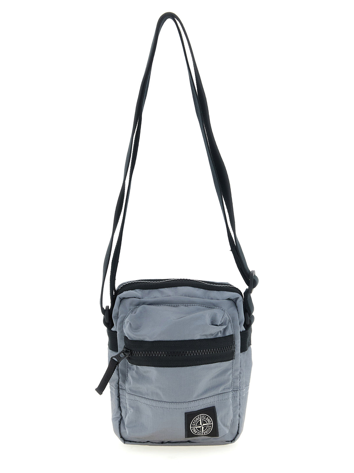 Sac Bandoulière Stone Island En Polyamide Gris Cendré