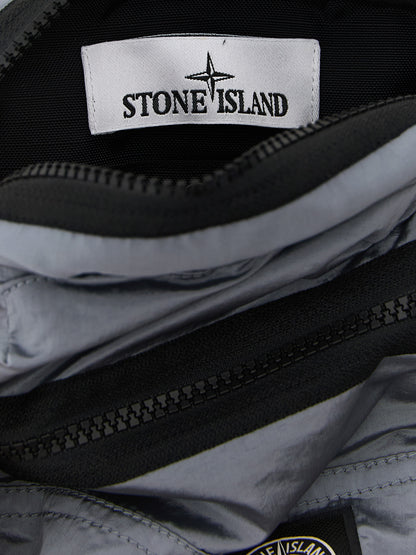 Sac Bandoulière Stone Island En Polyamide Gris Cendré