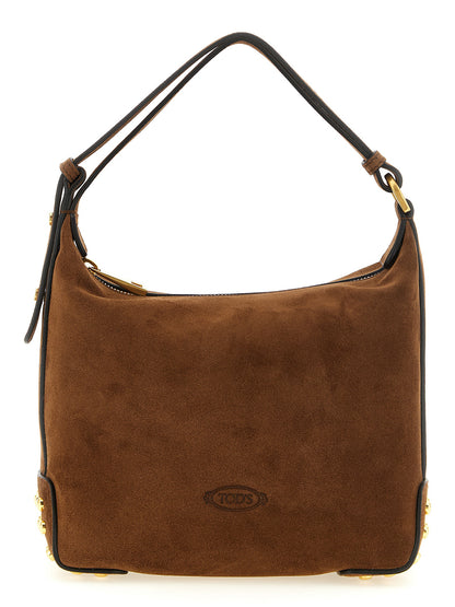 Bolso de hombro Tod's de piel de becerro marrón