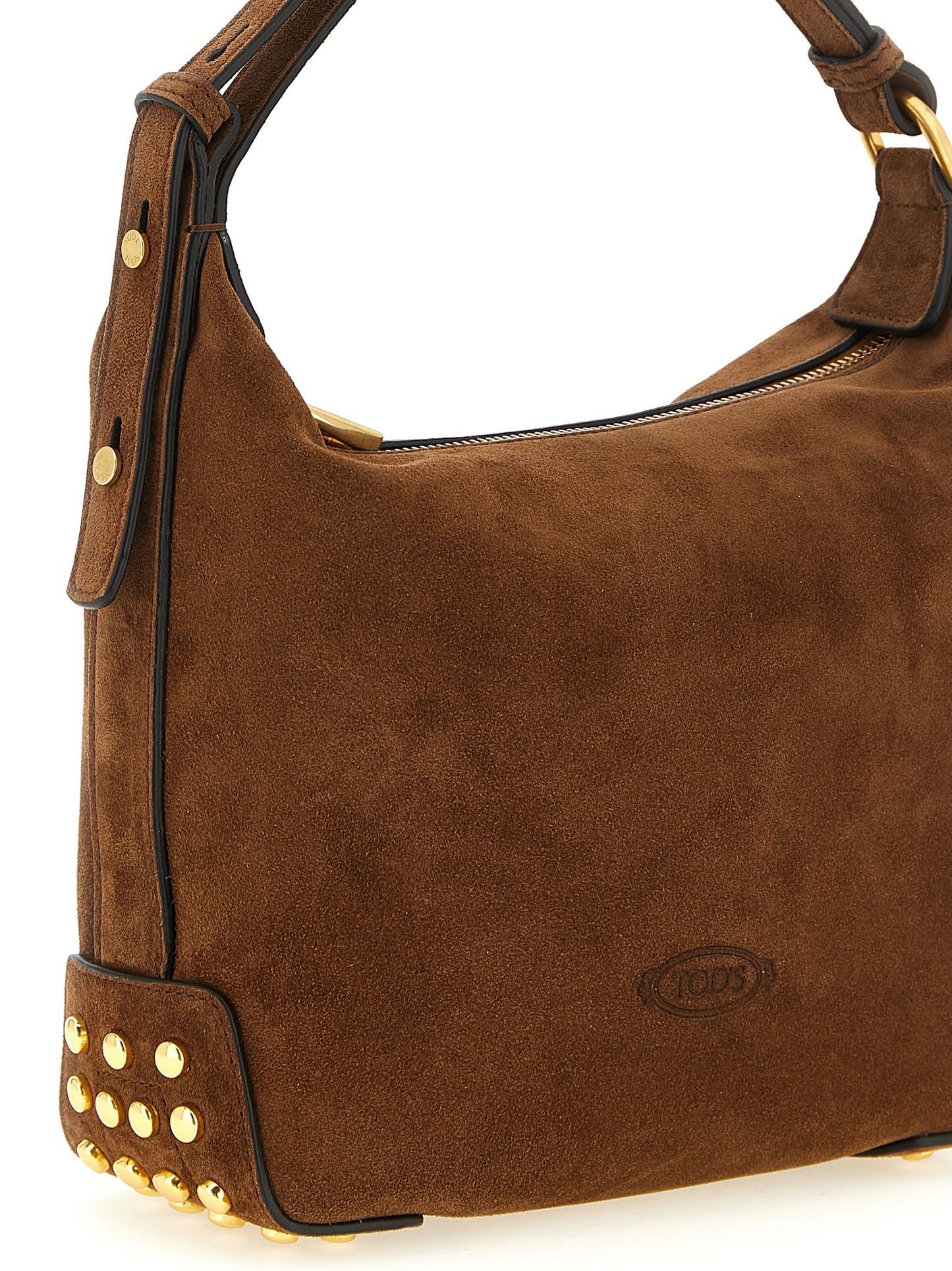 Bolso de hombro Tod's de piel de becerro marrón