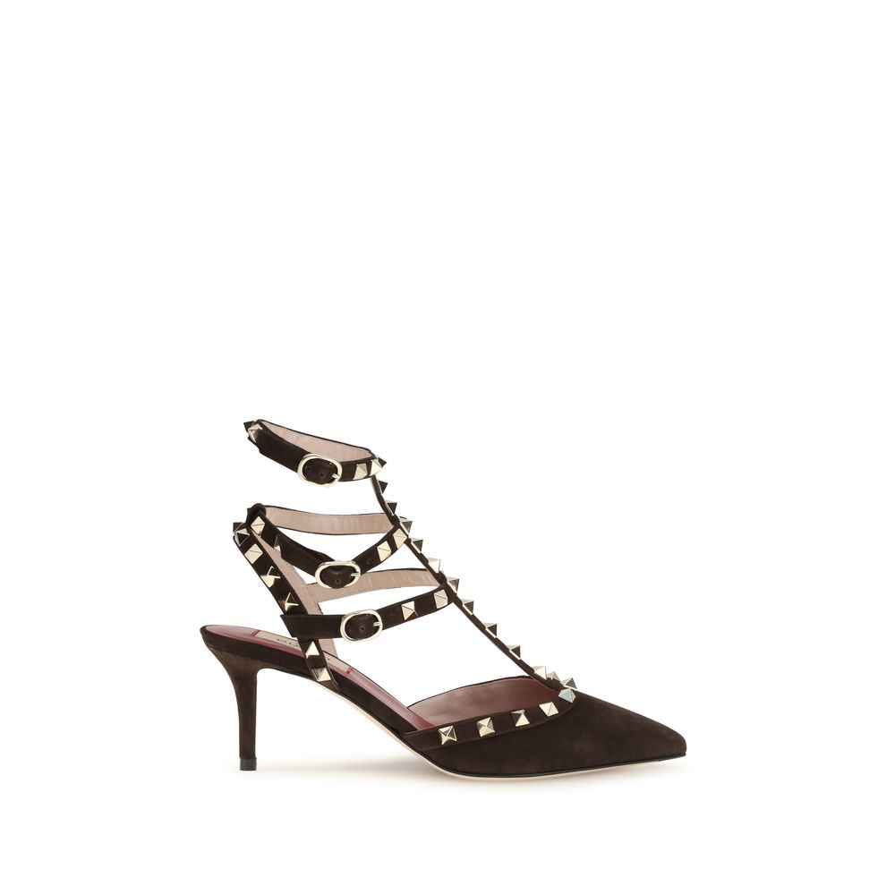 Escarpins Valentino Garavani en Daim Marron