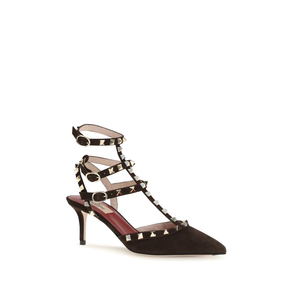 Escarpins Valentino Garavani en Daim Marron