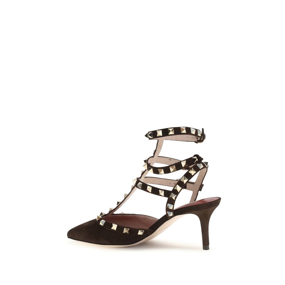Escarpins Valentino Garavani en Daim Marron