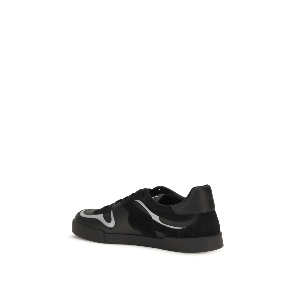 Zapatillas Portofino De Cuero De Becerro Bos Taurus Dolce & Gabbana