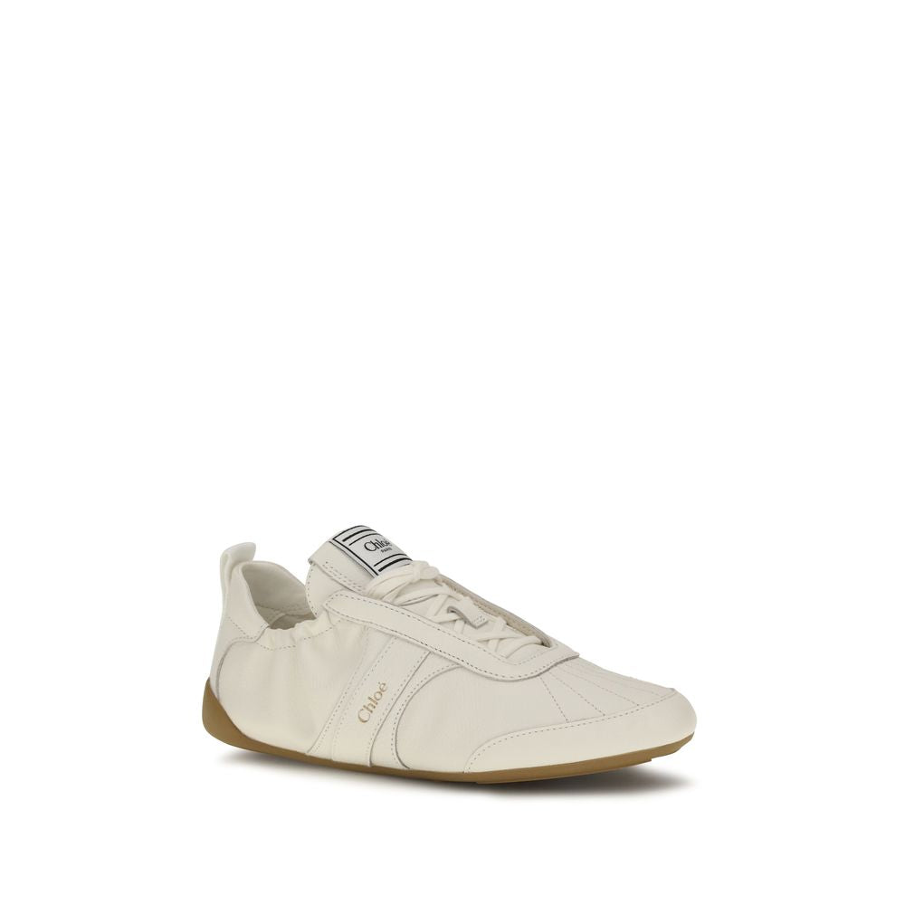 Zapatillas Deportivas Beige De Tela Chloé Urbanas
