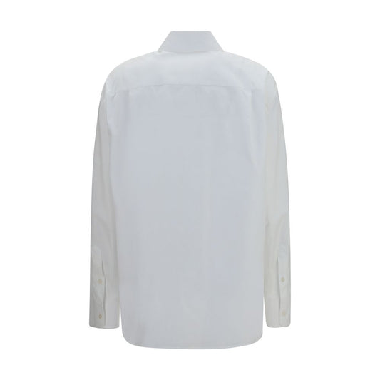 Camisa de vestir blanca de algodón de Dolce & Gabbana