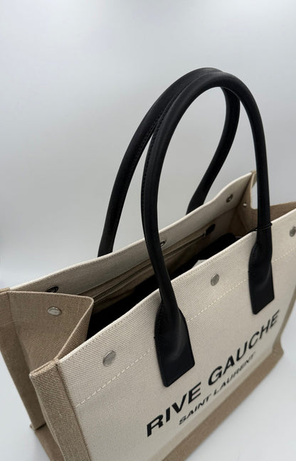 Bolso Tote Mediano Saint Laurent Funcionalidad Diaria Rive Gauche