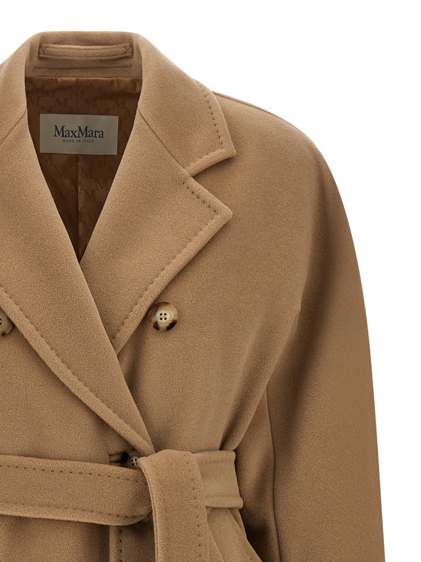 Abrigo Max Mara de lana virgen beige
