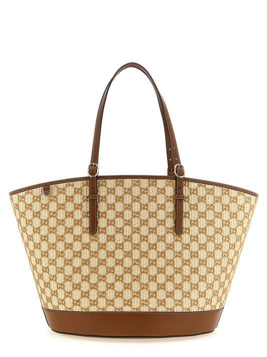 Bolso de mano Gucci de algodón marrón