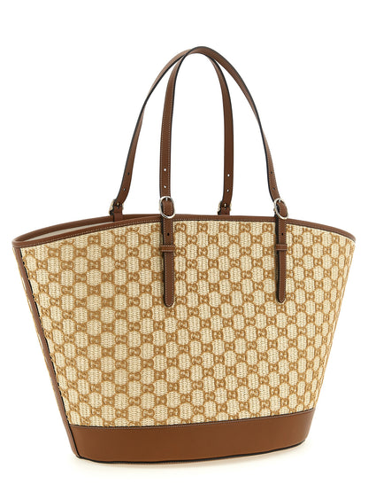 Bolso de mano Gucci de algodón marrón
