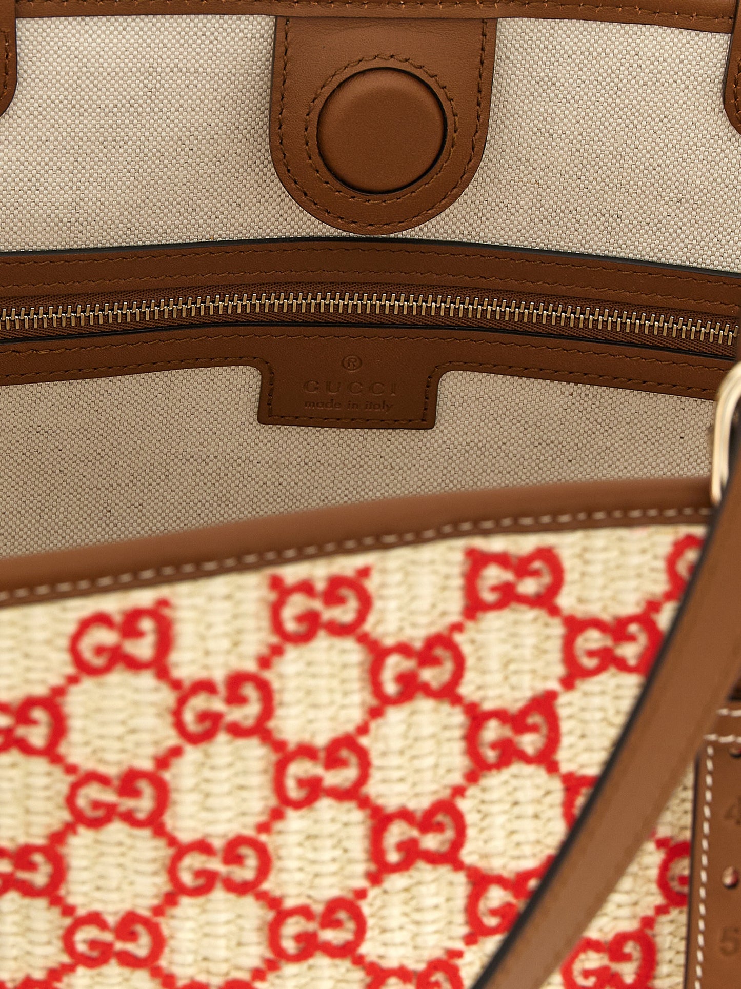 Bolso de mano Gucci de algodón multicolor