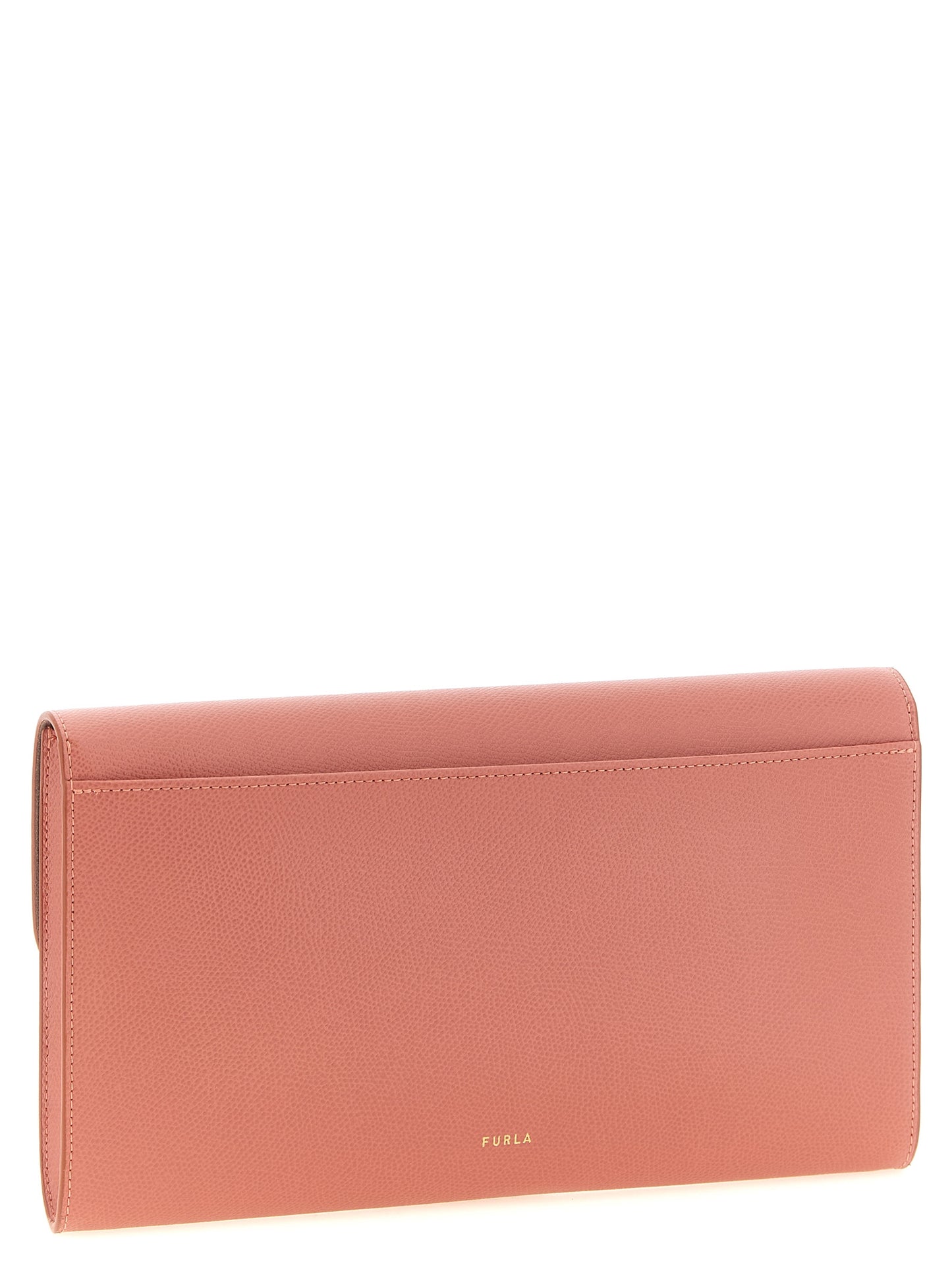 Furla Multicolor Calfskin Leather Clutch Bag