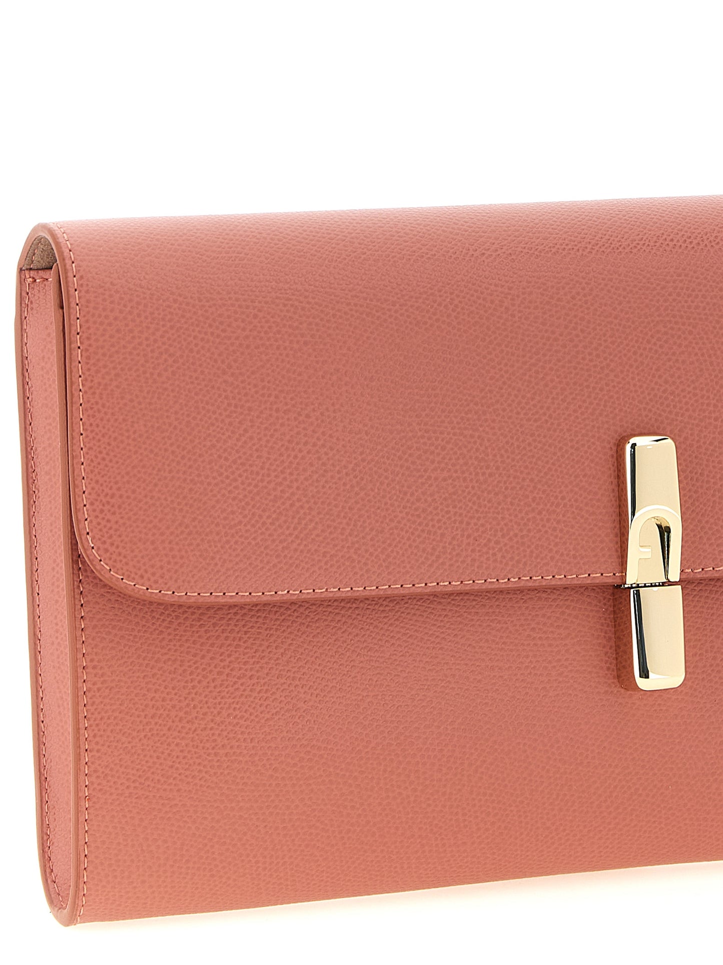 Furla Multicolor Calfskin Leather Clutch Bag