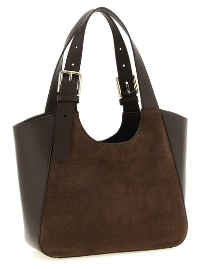 Bolso Furla Dora S De Piel Marrón Con Silueta Estructurada