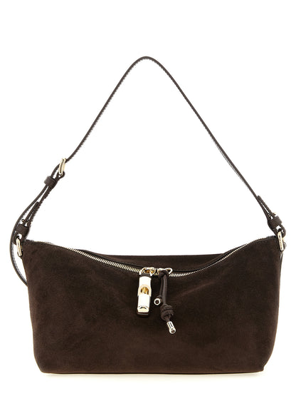 Furla Sac Porté Épaule Debby En Cuir De Veau Marron