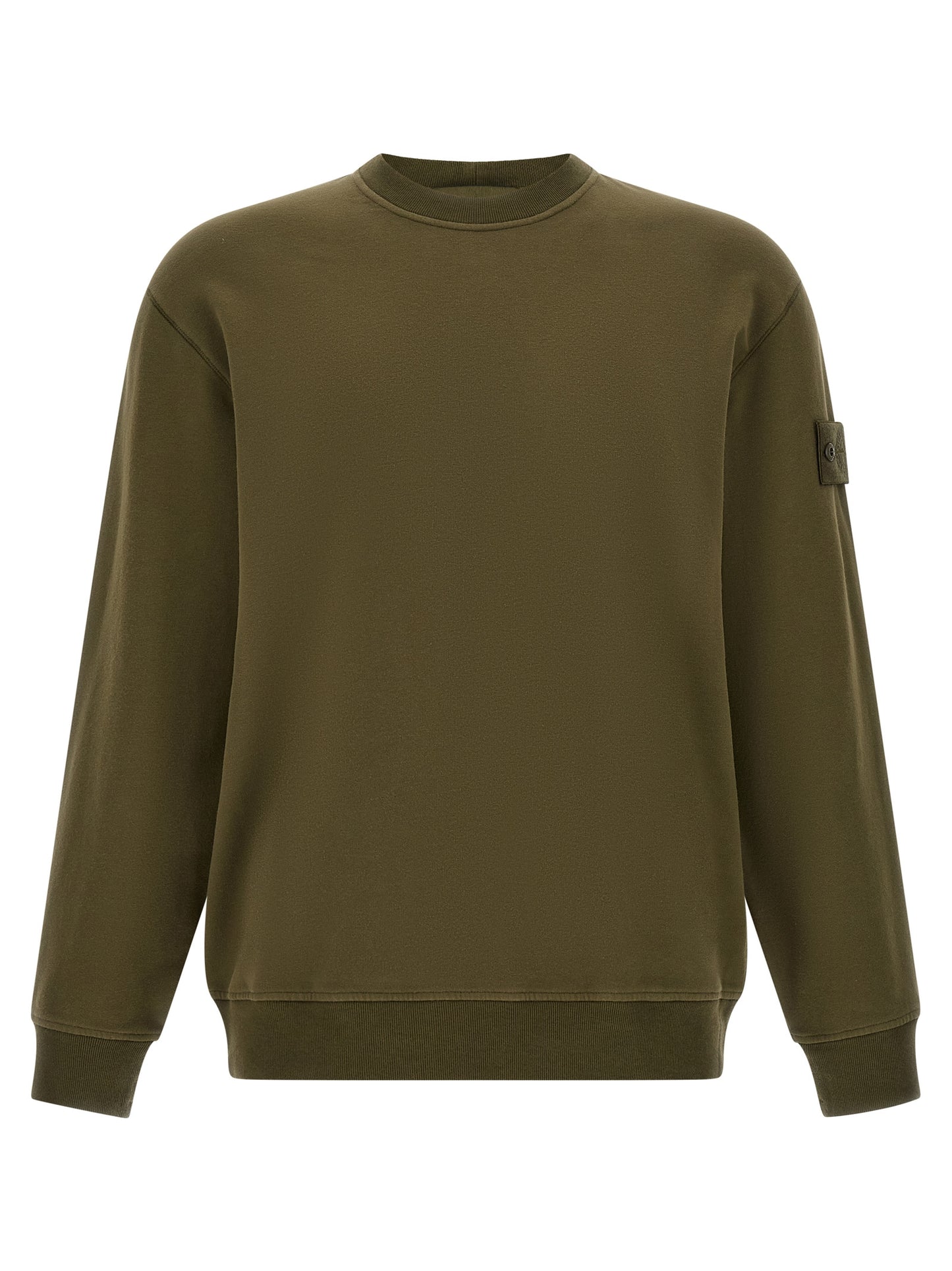Sweat-shirt bicolore en coton Stone Island